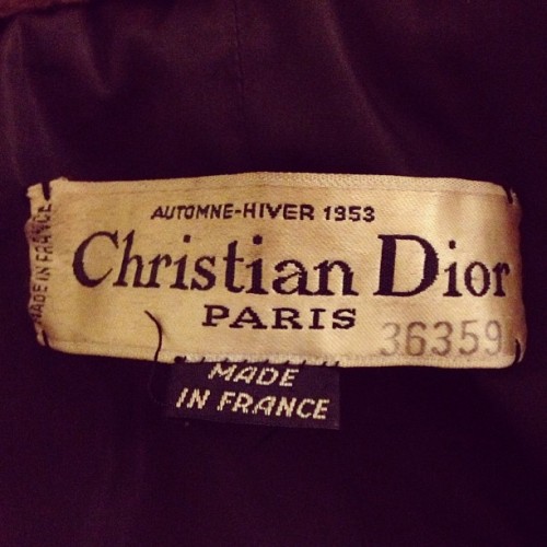 Christian Dior AW1953 - #vintage #christiandior #couture