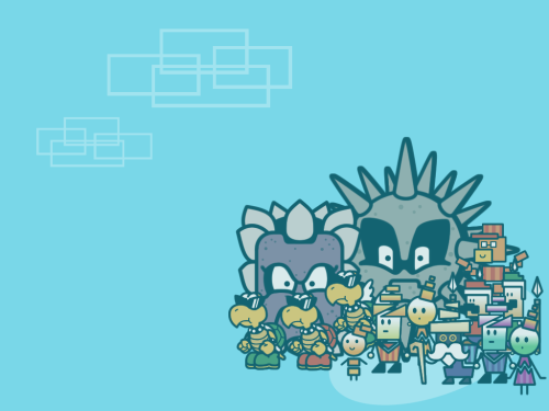 Back In 2008, After Recreating All Of The Backgrounds In Super Paper Mario, I Set Out To Create Wallpapers