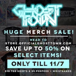 officialghosttown:  Found a few boxes of old merch   store.officialghosttown.com