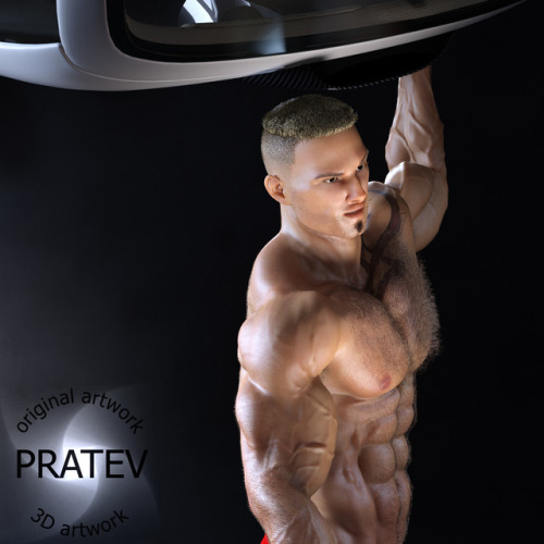 pratev: Alex’s Car Lift (SFW, 1 of 2) I suddenly have a new appreciation for digital art