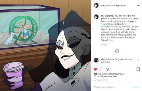 nightfurmoon:  New post from Penumbra’s instagram! Seems like Sunblast and Penumbra are roommates now 😂 Penumbra’s so sweet 💕 I really like how the current events are happening to them as well, it makes them seem real and it’s super coolSource