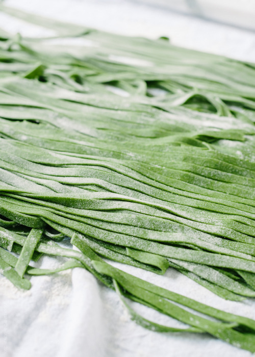 prettypasta: Homemade Spinach Fettuccine