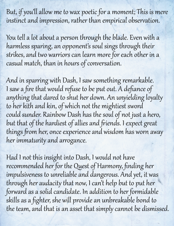 ambris-art:  Adventuring is Magic; Rainbow Dash is complete! I felt the light-and-fast