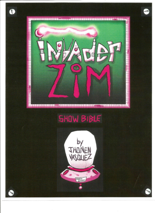 Porn photo The Invader Zim Show Bible: IntroductionA