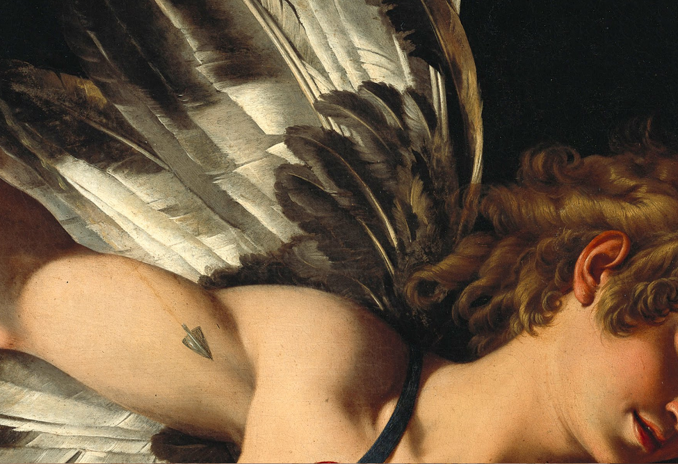 ganymedesrocks:  renaissance-art:  Giovanni Baglione c. 1602 Sacred and Profane Love