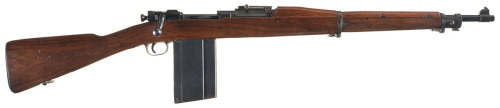 Pre-WWII US Springfield Armory M1903 Springfield rifle with rare 20 round box magazine.  Circa 1936.
