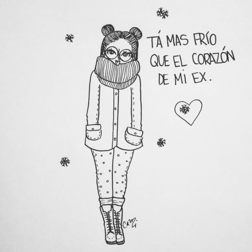 cami-ilustraciones:  He vuelto a Tumblr!! Me arrepiento de haberme ido ): jeje