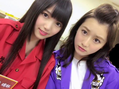sakamichipost46:  上村莉菜 公式ブログ (2017/02/13 23:48) の画像を反転＆補正など上村莉菜×鈴本美愉上村莉菜×守屋茜