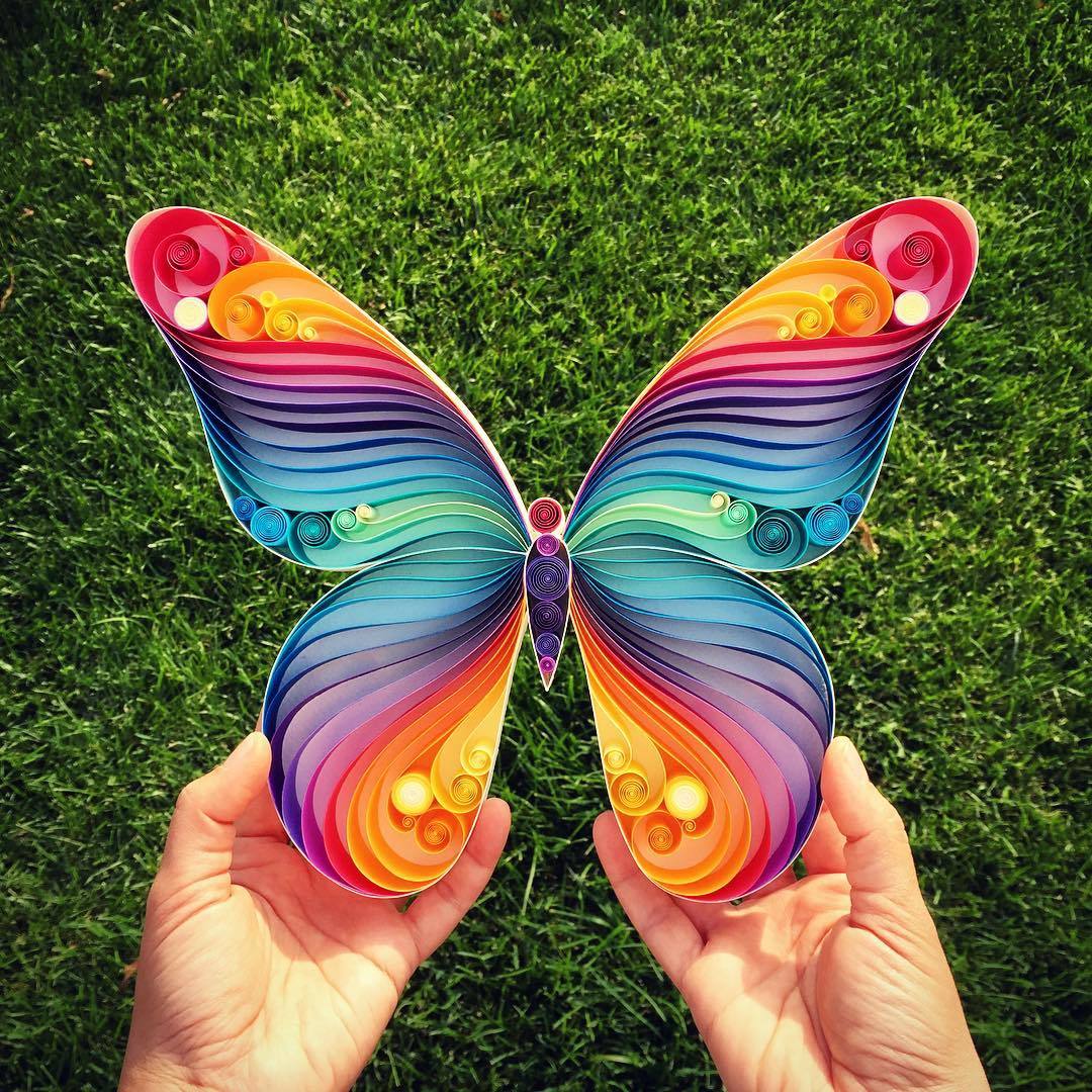 wordsnquotes:  Whimsical Quilled Paper Designs by Sena Runa Istanbul-based artist