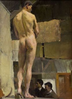 art4gays:  bobbygio:  Hovsep Pushman (1877-1966) - Male nude at Academie Julian        (via TumbleOn)
