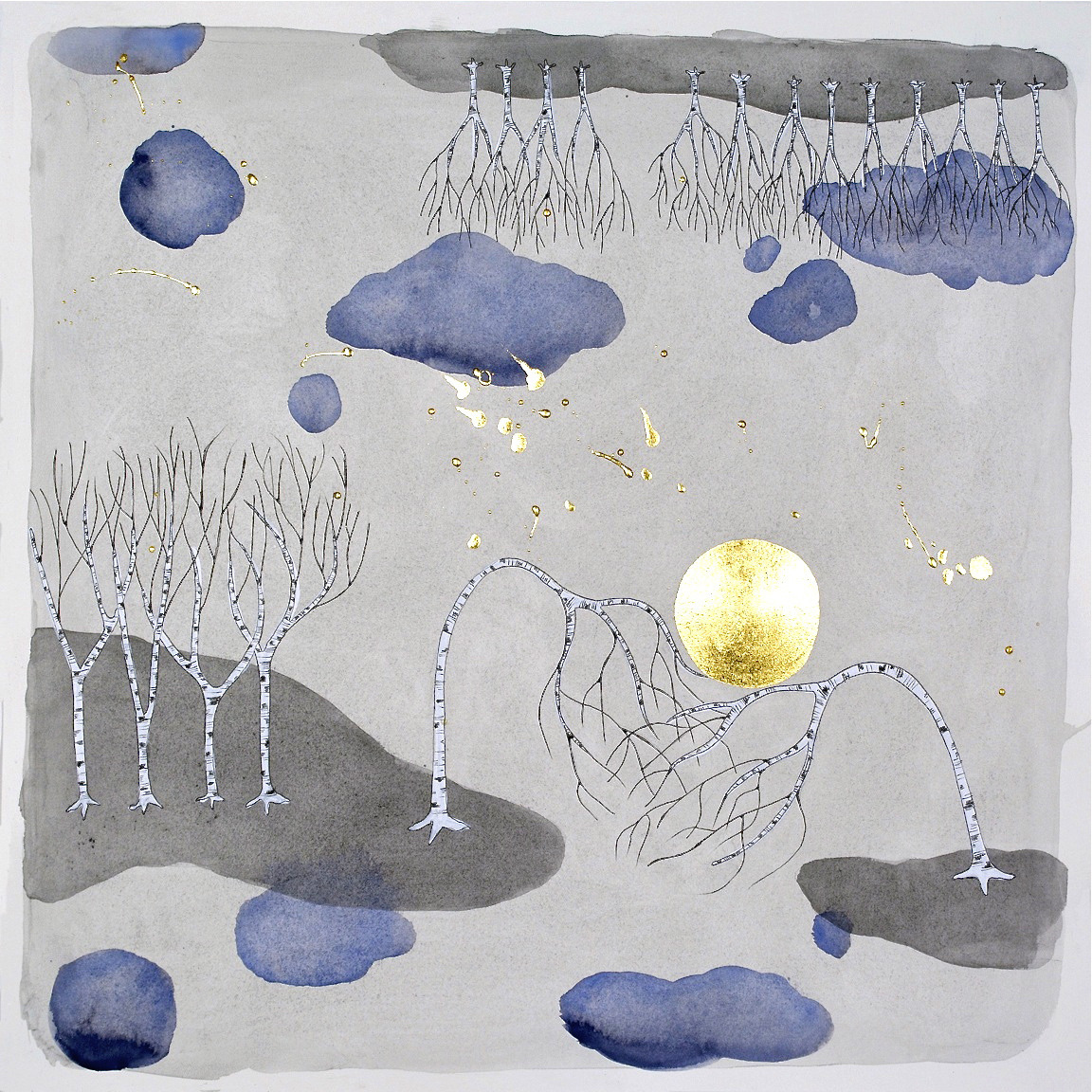 leslieseuffert:
“Crystal Liu (b. 1980, Canada) Moon Series
”