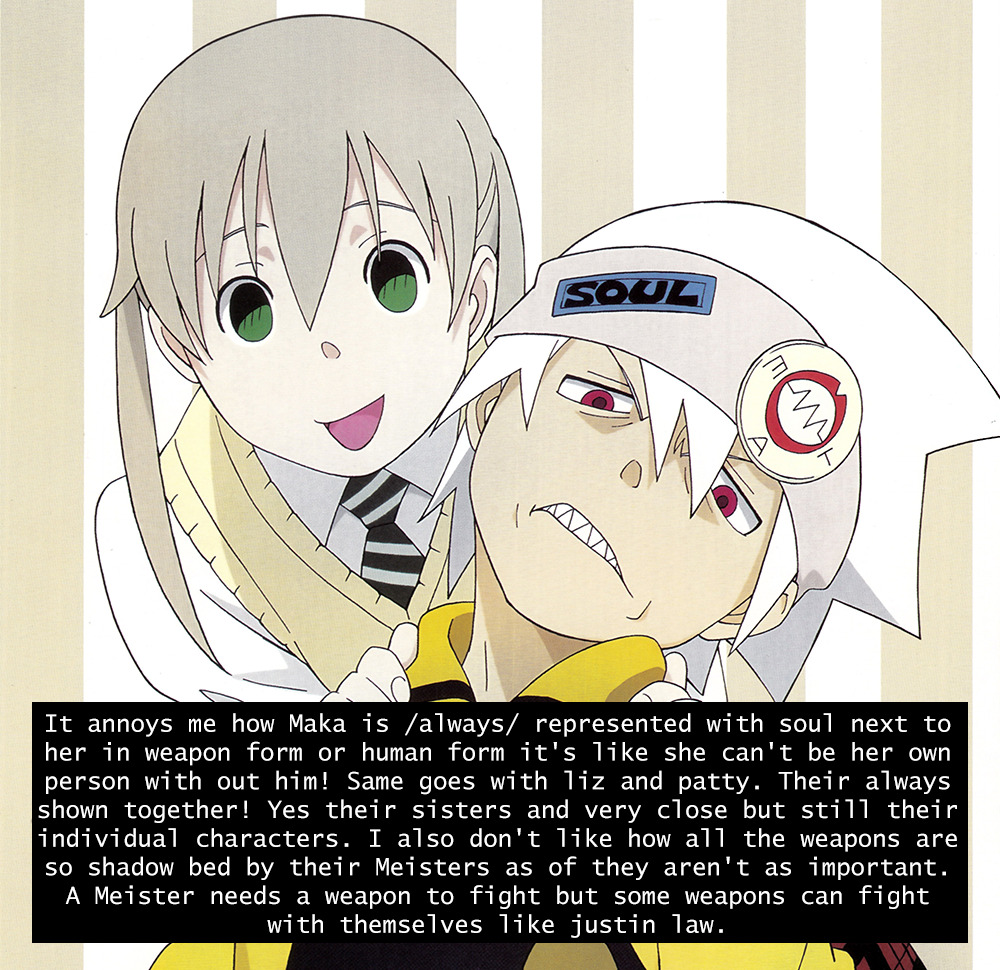 I just finished soul eater and was wondering why Maka reached her weapon  form? : r/souleater