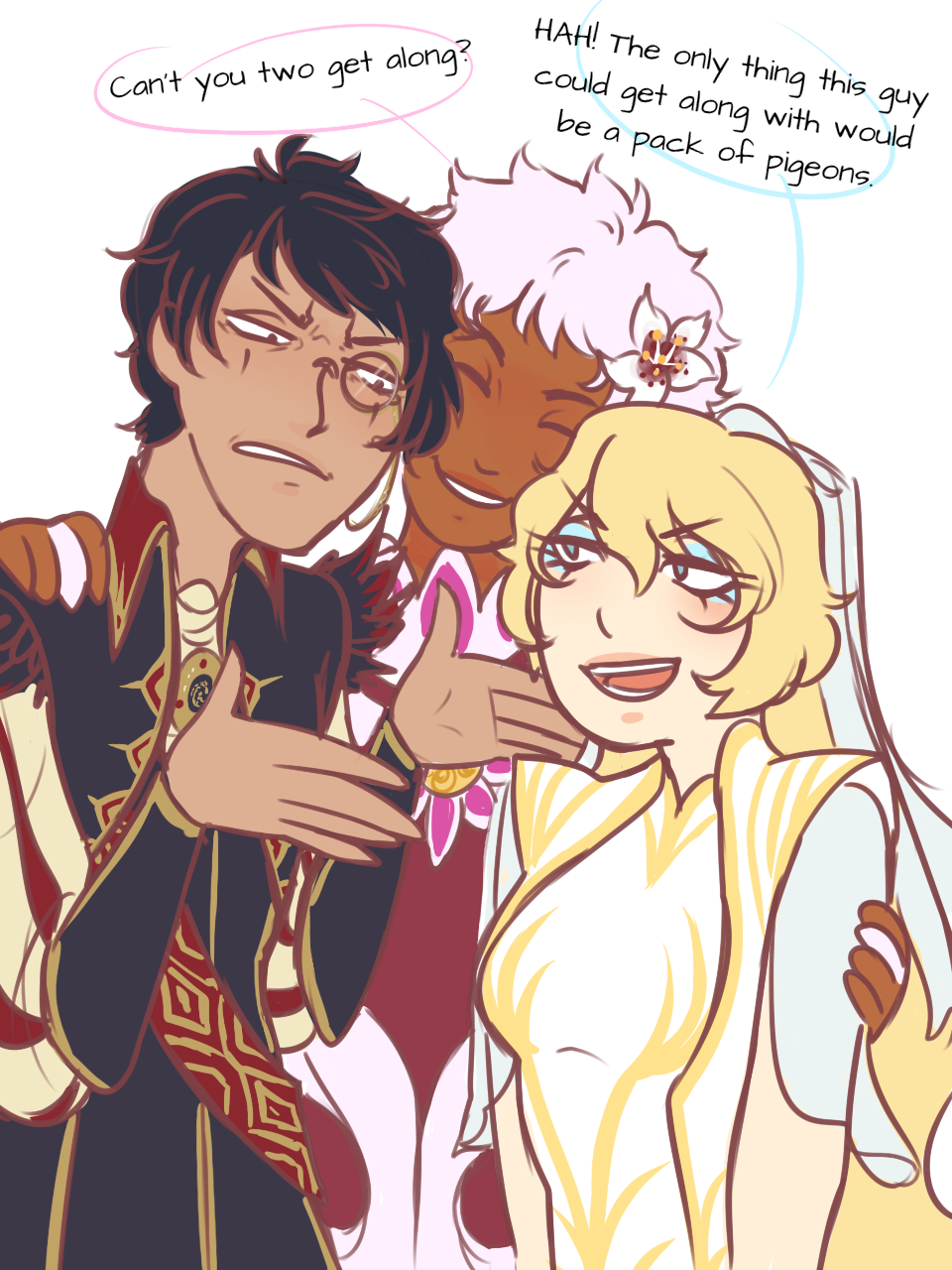 silicia:  some memes with my favorite boy and my girl…… did these in sept. but