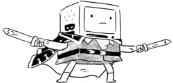 Ketchup concept sketch of BMO in a very Captain