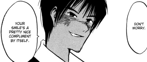 cephiedvariable:he didn’t fucking smileI was all telling Dawn yesterday that I was going to make som