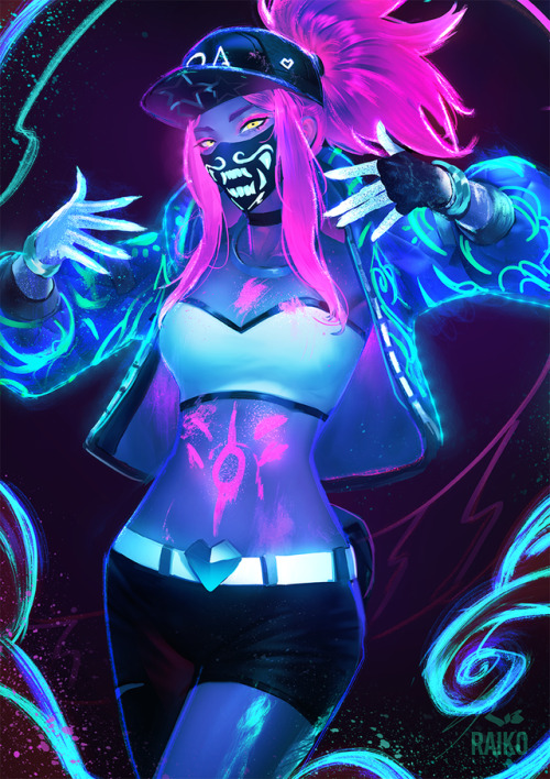 raikoart: K/DA Akali   Follow me on: Instagram - Twitter - deviantArt - Facebook - Patreon   