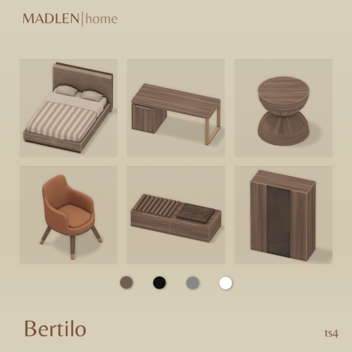 Bertilo Bedroom SetBringing naturalness to your sleeping area with soft, contemporary design!Set inc