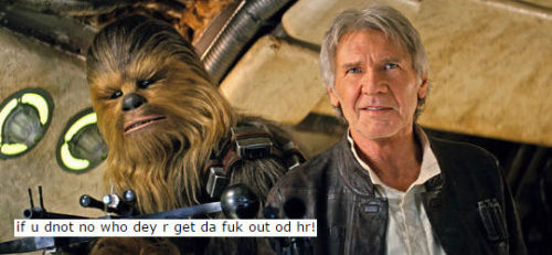 boblucky2697: scriptscribbles: The Force Awakens + My Immortal quotes @elphabaforpresidentofgallifre