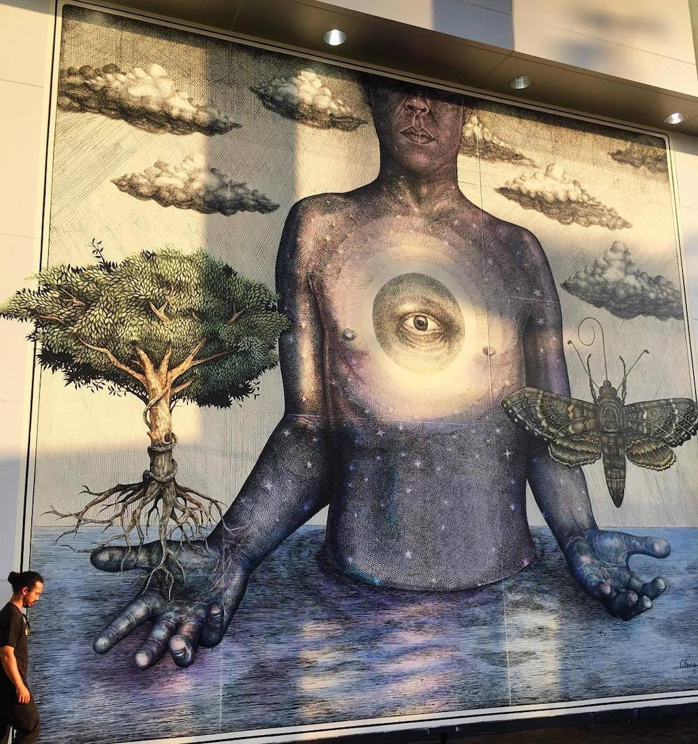 culturenlifestyle:Majestic &amp; Surreal Hybrid Animal Street Art by Alexis Diaz