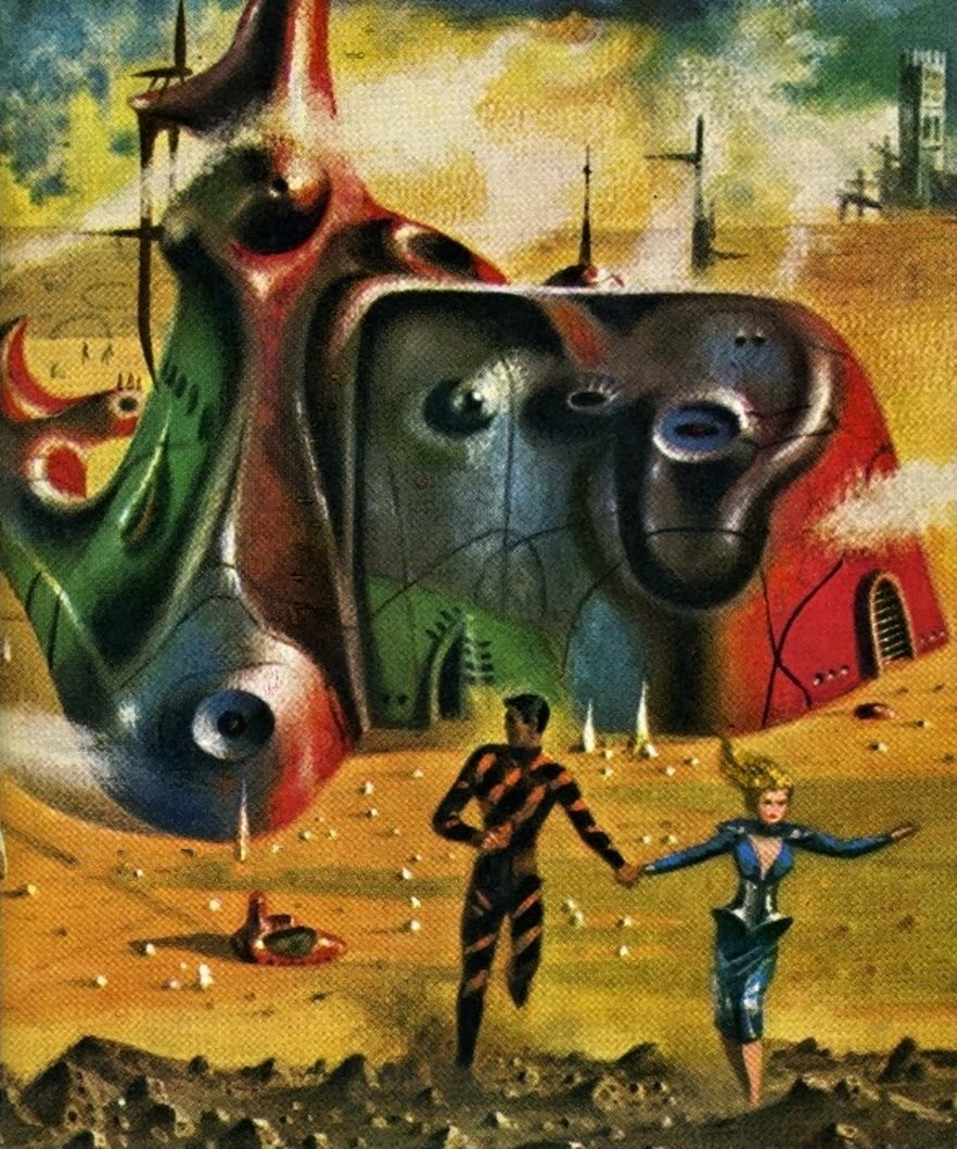 sciencefictiongallery:  Richard Powers - Hell’s pavement, 1955.