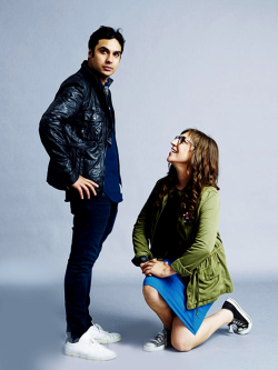 agenthcarter:  The Big Bang Theory’s Kunal Nayyar and Mayim