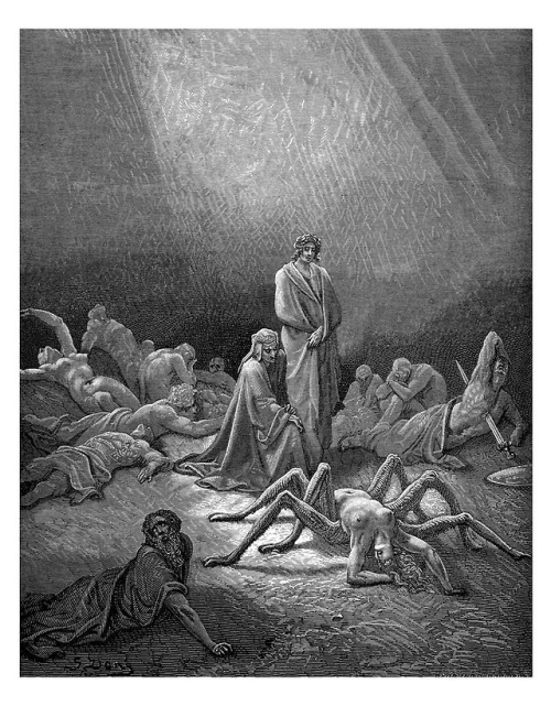 likeafieldmouse:Gustave Dore&rsquo;s illustrations for Dante&rsquo;s The Divine Comedy &amp; John Mi