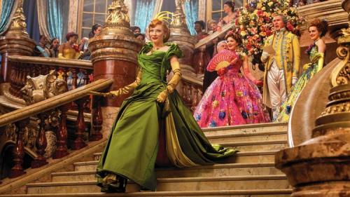 fripperiesandfobs:Costume design by Sandy Powell for Cate Blanchett in Cinderella (2015)From the LA 
