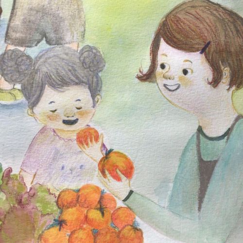 WIP Watercolors +pencil #illustratedpicturebooks #wipart #picturebook #acuarelasobrepapel  w