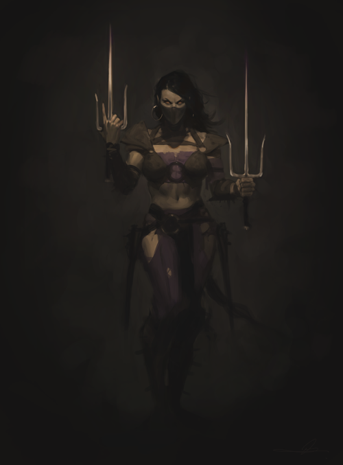 jodeeeart:  Hoping for some fresh Mileena in MK11 Thought I’d have a stab at some Fanart in th