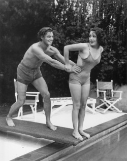 Johnny Weissmuller and Lupe Velez