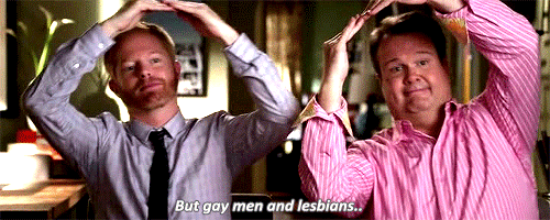 fffreckles:   Gay men and lesbians have less in common than one might think.. 