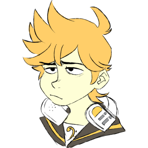 eona-art:  a bunch of Act 1 Len (and others) twitter doodles 