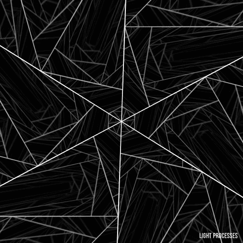 lightprocesses:Circular Time (III).  Coded in Processing. 30 frames. _Related: Fractal, 6 .