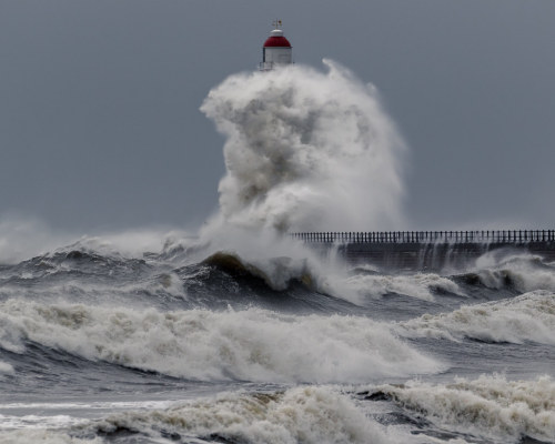 High seas by malcbawn.photos From the safety of terra firma storms are so exciting but imagine being