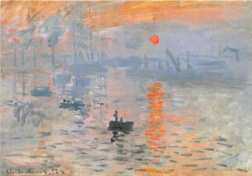 malinconie: Claude Monet, Impression, Soleil Levant - 1872