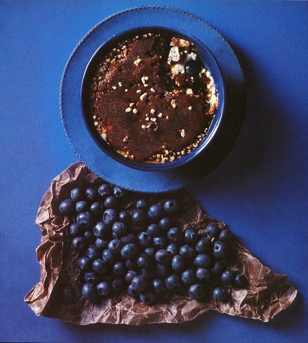 blueberry tofu brulée by sara taylor in new food for a vegetarian family (via nourish-me)