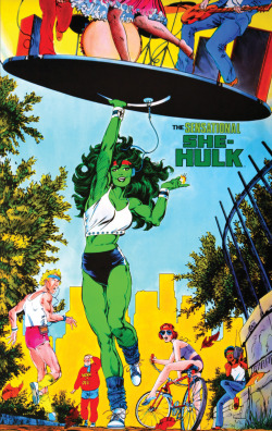 Comicartistevolution:  Jennifer Walters, The She-Hulk John Byrne Joe Jusko Mike Deodato