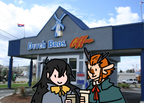 nothing bad happened they’re just getting some coffee because they’re buddies