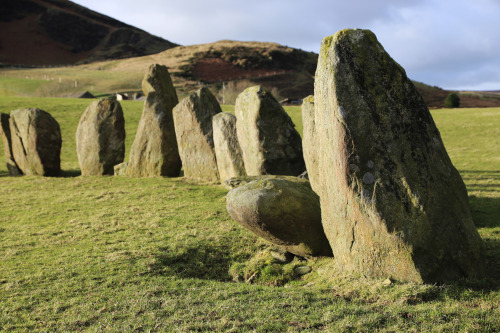 Sunkenkirk or Swinside Neolithic Stone Circle, Lake District, 14.2.16.