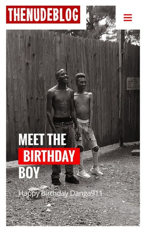 danga911: thenudeblogcom: New Website is coming… We dedicate our first cover to the Birthday Boy.Reb