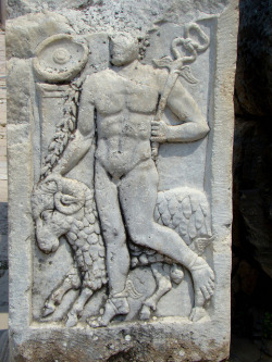 irkajavasdream:  relief of Hermes, pedestal from the Prytaneion, Ephesos by F. Tronchin on Flickr. 