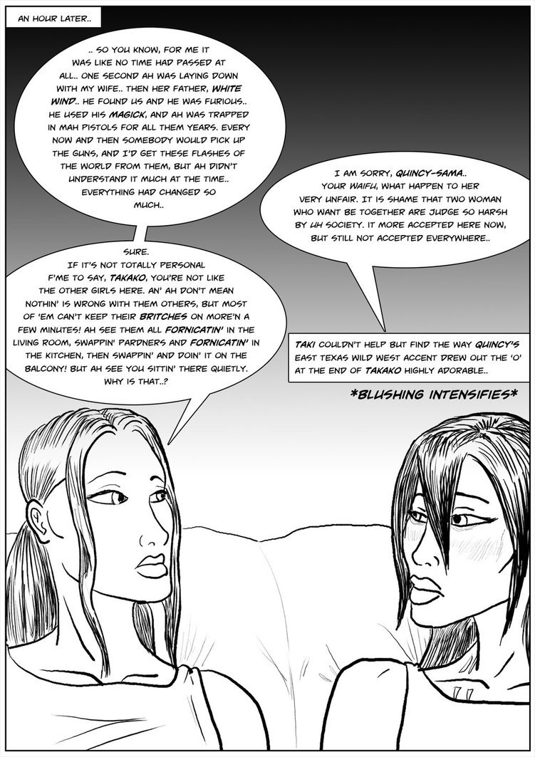 Kate Five and New Section P Page 32 by cyberkitten01   The Phantom Pistoleer appears