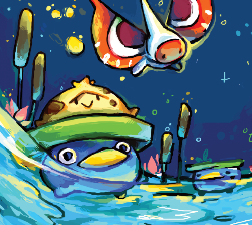 ohmonah: Preview for my submission for a POKESTORY 2 Zine for the hoenn region &lt;333. I’