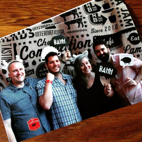 The lamb jam crew #fanoflamb #photobooth (at Barr Mansion)