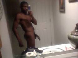 leyparis:  tonytone79:  exposingniggaswithbigdick:  DollaBill Butler He is 21 &amp; Str8FB @ https://www.facebook.com/Dollabill20   Yummy  He got dick