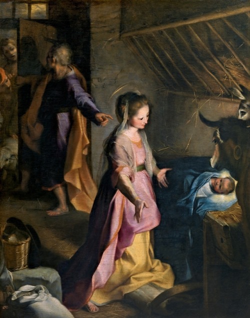The NativityFederico Barocci (Italian; 1535–1612)1597Oil on canvasMuseo Nacional del Prado, Madrid, 