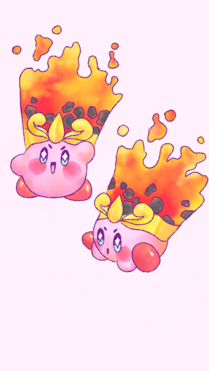 whoreiblegenes: Lava kirby