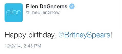 merrychristmichael:Ellen is so important