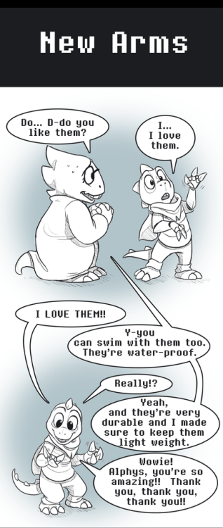 absolutedream-undertaleart - Short little comic featuring Alphys...