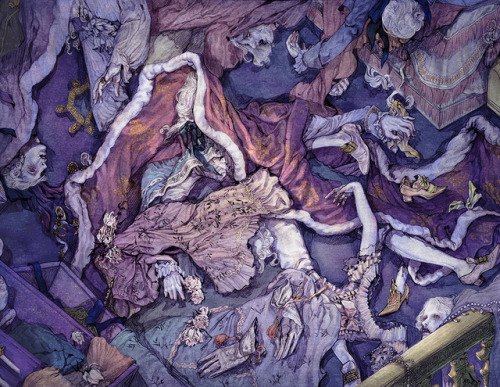 indicenomiecose:Marie Antoinette di Jen Yoon. (via Roba da disegnatori)